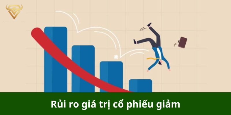 Rủi ro giá trị cổ phiếu giảm