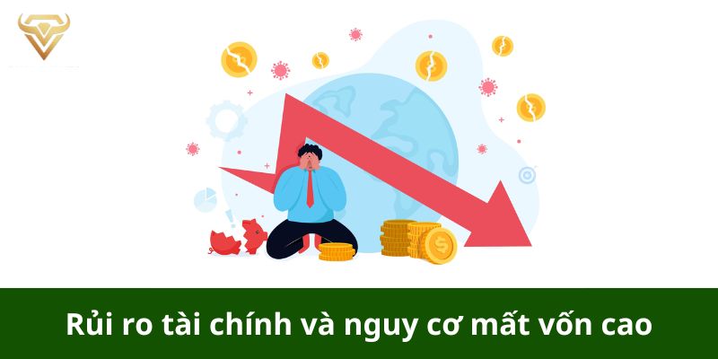 Rủi ro tài chính và nguy cơ mất vốn cao